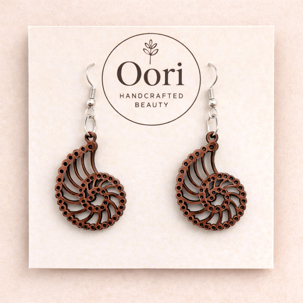 Oori Noir Nautica Spiral Drops