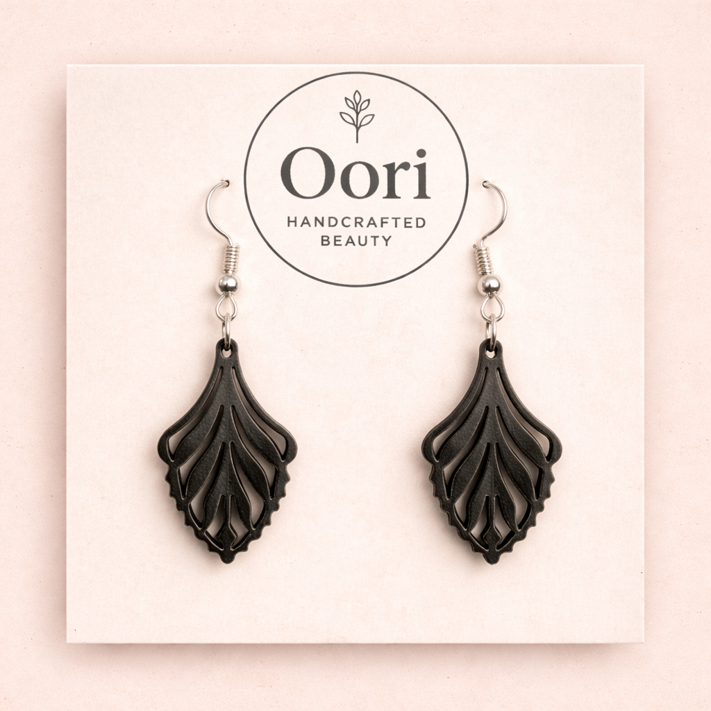 Oori Noir Regal Leaf Drops