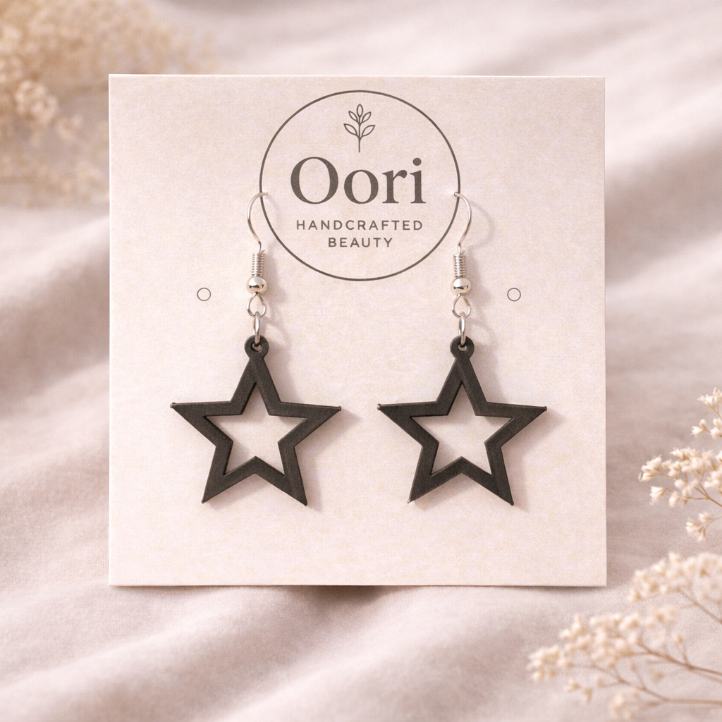 Oori Noir Star Hollow Drops